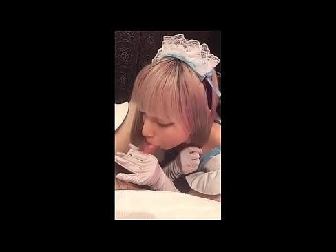❤️ Japonský idol [mayuka], kostým francúzskej slúžky, časť 1, fajčenie a honenie s pleťovým mliekom Šukanie na sk.hentai-id.ru